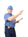 Construction site manager Royalty Free Stock Photo