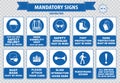 Construction Site Mandatory Signs