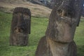 Construction site of the moai of Easter Island