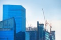 Construction site office building Singapore Royalty Free Stock Photo