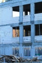 construction site of a modern residential building Royalty Free Stock Photo
