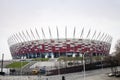 Construction site of National Stadium in Poland Royalty Free Stock Photo