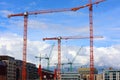 Construction site in North Wall in Dublin, Ireland Royalty Free Stock Photo
