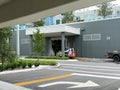 A construction site for an office underneath the Pixon apartment complex in Lake Nona in Orlando, Florida