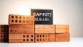 Construction Site Safety Rules Concept Royalty Free Stock Photo