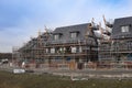 New homes being built in the UK using energy efficient materials Royalty Free Stock Photo