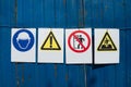 Construction Site sign Royalty Free Stock Photo