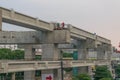 Construction site of sky train redline Bangsue-Rangsit Royalty Free Stock Photo