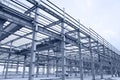 steel structure is under construction Royalty Free Stock Photo