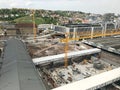 Construction site at Stuttgart main station for the Stuttgart21 railway project