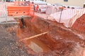 Construction Site During a Winter Thaw