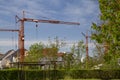 House construction in the new development area, Germany Royalty Free Stock Photo