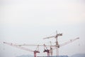 The Construction sites of tower crane in SHENZHEN