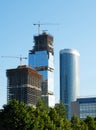 Construction of skyscrapers. Royalty Free Stock Photo