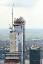 Construction of skyscrapers in New York Royalty Free Stock Photo