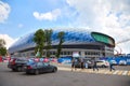 The construction of the stadium Dynamo in Moscow