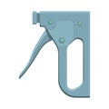 Construction stapler tool isolated