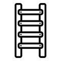 Construction step ladder icon, outline style Royalty Free Stock Photo