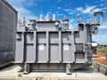 Main tank power transformer Installation on the foundation