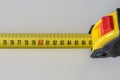 Construction tape measures the size