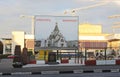 The construction of the temple at the theater on Dubrovka