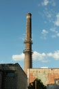 Construction of the times of the USSR. Boiler room exhaust pipe. No exhaust fumes. Production has been halted due to the