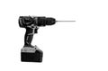 Construction tool battery  accumulator drill - screwdriver Royalty Free Stock Photo