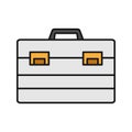 Construction toolbox color icon