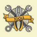 Construction tools equipment Royalty Free Stock Photo