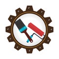 Construction tools equipment icon Royalty Free Stock Photo