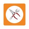 Construction tools equipment icon Royalty Free Stock Photo
