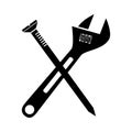 Construction tools equipment icon Royalty Free Stock Photo