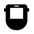 Construction tools icon on white background. Protective welding mask sign. welder mask symbol. flat style