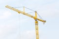 tower cranes against blue sky background Royalty Free Stock Photo