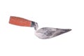 Construction trowel, isolated on white background Royalty Free Stock Photo
