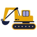Construction vechicle icon design element Royalty Free Stock Photo