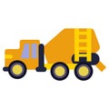 Construction vechicle icon design element Royalty Free Stock Photo