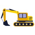 Construction vechicle icon design element Royalty Free Stock Photo
