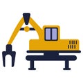 Construction vechicle icon design element Royalty Free Stock Photo