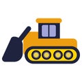 Construction vechicle icon design element Royalty Free Stock Photo