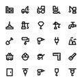 Construction Vector Icons 1 Royalty Free Stock Photo