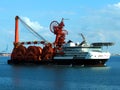 Construction Vessel Underway to Sea