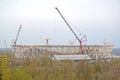 Construction of Volgograd Arena stadium for holding games of the FIFA World Cup of 2018