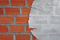 Construction wall texture