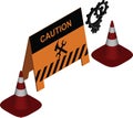 construction warning signs , Issues with notifications can be fixed. ,not prepared to serve