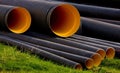 Construction Water Pipes Royalty Free Stock Photo