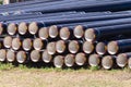 Construction Water Pipes Royalty Free Stock Photo