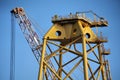 Construction of Wind Turbine Base Close-up