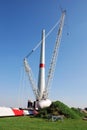 Construction windturbine Royalty Free Stock Photo
