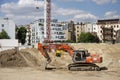 Construction work in Berlin Royalty Free Stock Photo